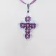 Small Cross - Trina-Mauve Suedine - 2